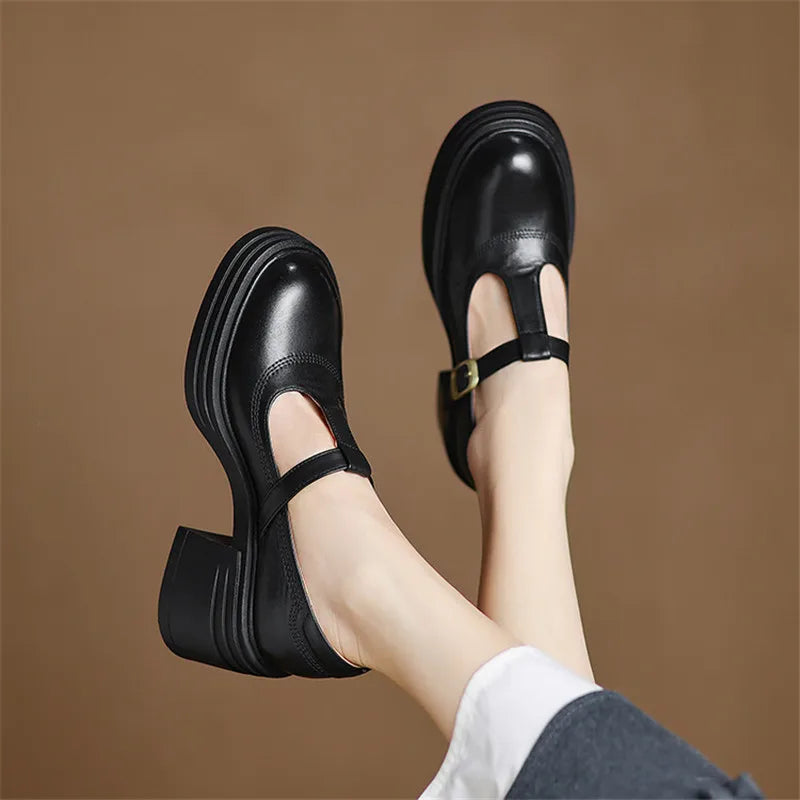 Élise | Mary Janes med blockklack