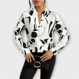 Lara Elegant Blus Med Design