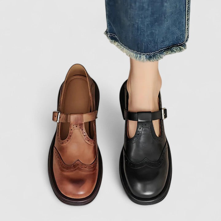 Marie | Klassiska brogue Mary Janes