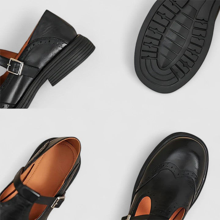 Marie | Klassiska brogue Mary Janes