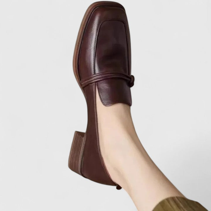 Michèle | Loafers med fyrkantig tå