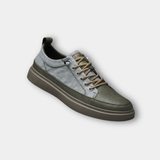 Sneakers i läder för herr